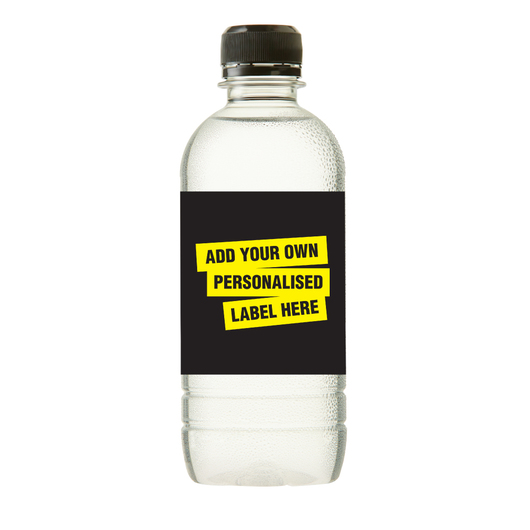 350mL Custom Water Black